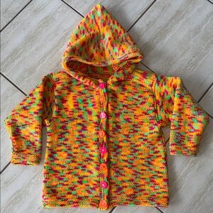 Knit Sweater Colourful Size ~6/7